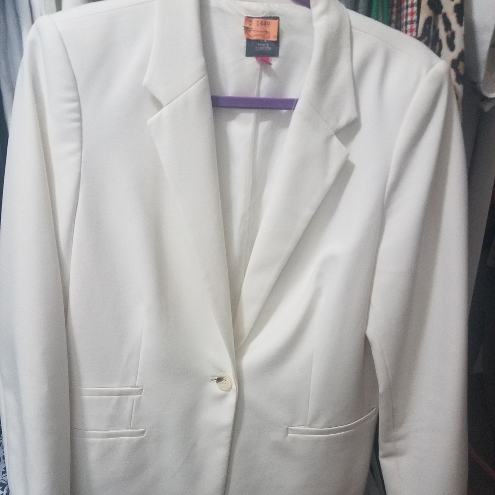 White blazer